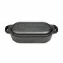 Valhal Dutch Oven Gietijzer met Grill Deksel Ovaal 2 Liter