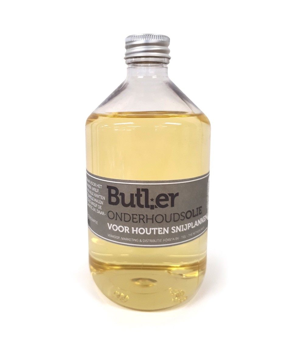 transfusie Ampère Augment Butler Olie voor houten snijplanken fles 500 ml - Ovenwinkel.com | puur  kookplezier