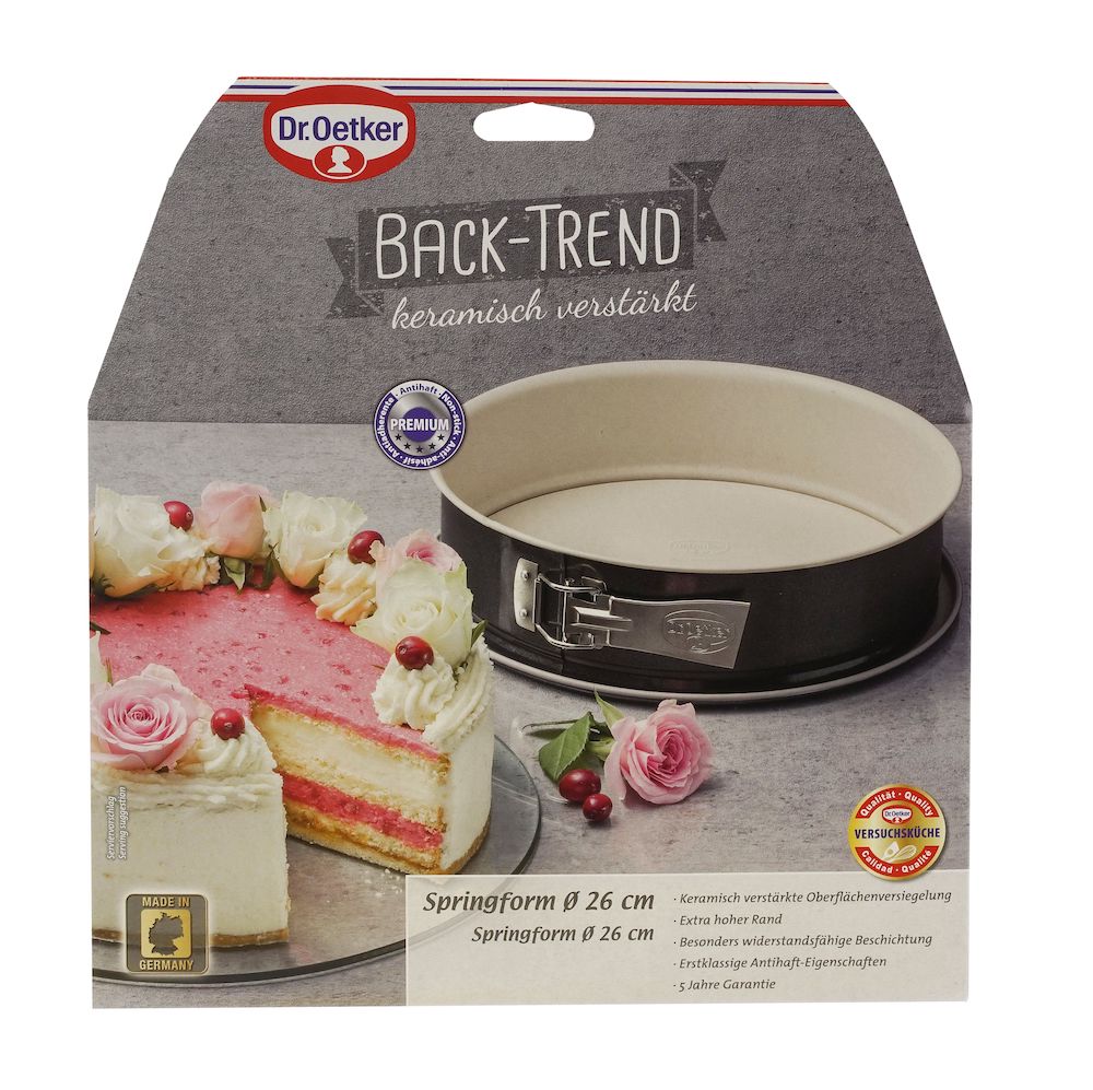 Dr. Oetker Back-Trend Rectangular Springform 28x18x7 cm