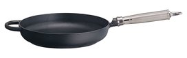 Ronneby Bruk Koekenpan Maestro gietijzer rvs greep 28 cm Ronneby Bruk Koekenpan Maestro gietijzer rvs greep 28 cm