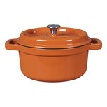 Windmill Premium gietijzeren emaille braadpan met RVS dekselknop small 2,1L Windmill Premium gietijzeren emaille braadpan met RVS dekselknop small 2,1L