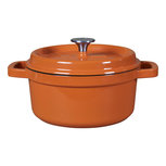 Windmill Premium gietijzeren emaille braadpan met RVS dekselknop medium 2,9L Windmill Premium gietijzeren emaille braadpan met RVS dekselknop medium 2,9L