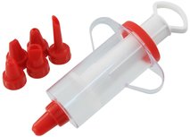 Zenker garneerspuit met 6 spuitmonden Zenker garneerspuit met 6 spuitmonden
