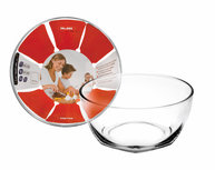 Ibili Glazen schaal rond 24 cm - 3,5L Ibili Glazen schaal rond 24 cm - 3,5L
