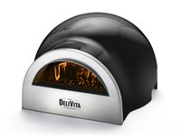 DeliVita houtoven compact Zwart DeliVita houtoven compact Zwart
