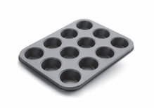 Ibili Muffin vorm mini 'Moka' anti-aanbak 12 cups Ibili Muffin vorm mini 'Moka' anti-aanbak 12 cups