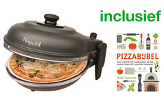 Optima Napoli zwart inclusief Pizzabijbel Optima Napoli zwart inclusief Pizzabijbel