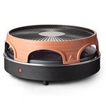 Emerio PO-113255.4 3in1 Pizzarette + 6 Pannetjes Terracotta Orange/Zwart Emerio PO-113255.4 3in1 Pizzarette + 6 Pannetjes Terracotta Orange/Zwart