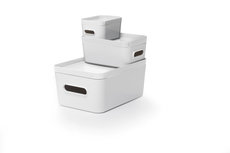 Orthex Opbergdoos 'Smartstore Compact' set van 3 wit Orthex Opbergdoos 'Smartstore Compact' set van 3 wit
