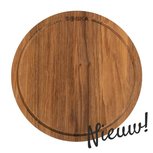 Boska houten pizzabord Friends rond 24 cm Boska houten pizzabord Friends rond 24 cm