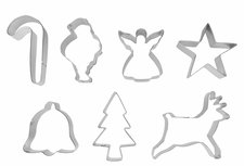 Ibili Uitstekers kerst set 7 stuks Ibili Uitstekers kerst set 7 stuks