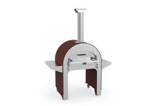 Alfa Pizza 4 Pizze houtoven rood incl. onderstel Alfa Pizza 4 Pizze houtoven rood incl. onderstel