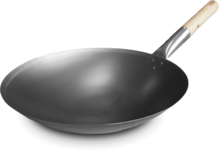Kitchen Basics Wok plaatstaal 40 cm Kitchen Basics Wok plaatstaal 40 cm