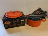 Windmill Premium gietijzeren emaille braadpan Small (lichte beschadiging) Windmill Premium gietijzeren emaille braadpan Small (lichte beschadiging)