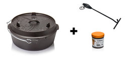 Petromax Dutch Oven ft6-t zonder pootjes inclusief dekselheffer + wax Petromax Dutch Oven ft6-t zonder pootjes inclusief dekselheffer + wax