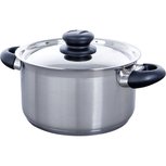 BK Karaat+ Kookpan 20 cm RVS/Zwart BK Karaat+ Kookpan 20 cm RVS/Zwart