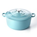 BK Bourgogne Braadpan 24 cm Aqua Blue BK Bourgogne Braadpan 24 cm Aqua Blue