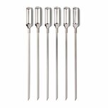 OXO Good Grips Grillpennen 13 cm RVS set van 6 st OXO Good Grips Grillpennen 13 cm RVS set van 6 st