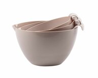 Inno Cuisinno Mengschaal 'Bio' Roze set 3 stuks Inno Cuisinno Mengschaal 'Bio' Roze set 3 stuks
