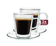 MAXXO Lungo thermoglas 220 ml (set van 2 st.) MAXXO Lungo thermoglas 220 ml (set van 2 st.)