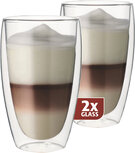 MAXXO Latte thermoglas 380ml (set van 2 st.) MAXXO Latte thermoglas 380ml (set van 2 st.)