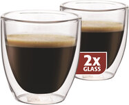 MAXXO Espresso thermoglas 80ml (set van 2 st.) MAXXO Espresso thermoglas 80ml (set van 2 st.)