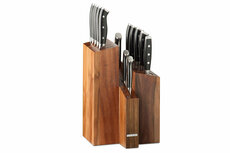 Wartmann Messenblok, 11 messen, aanzetstaal, vleesvork, Pro Series, Rockwell 58 Wartmann Messenblok, 11 messen, aanzetstaal, vleesvork, Pro Series, Rockwell 58