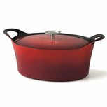 Cuisinox Volcan Gietijzeren Braadpan 29 cm Rood Cuisinox Volcan Gietijzeren Braadpan 29 cm Rood