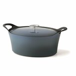 Cuisinox Volcan Gietijzeren Braadpan 29 cm Denim Blue Cuisinox Volcan Gietijzeren Braadpan 29 cm Denim Blue