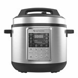 Espressions EP6000 Smart Pressure Cooker 5.7L RVS/Zwart Espressions EP6000 Smart Pressure Cooker 5.7L RVS/Zwart