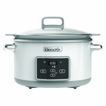 Crock-Pot DuraCeramic CR026 Sauté Slow Cooker 5L Wit Crock-Pot DuraCeramic CR026 Sauté Slow Cooker 5L Wit