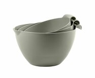 Inno Cuisinno Mengschaal 'Bio' Grijs set 3 stuks Inno Cuisinno Mengschaal 'Bio' Grijs set 3 stuks