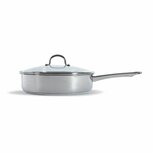 BK Bright Hapjespan + Glazen Deksel 28 cm RVS BK Bright Hapjespan + Glazen Deksel 28 cm RVS