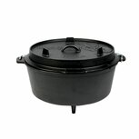 Valhal Dutch Oven Gietijzer met Pootjes Outdoor 12 Liter Valhal Dutch Oven Gietijzer met Pootjes Outdoor 12 Liter