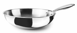 Ibili Wok 'Triply' RVS 30 cm Ibili Wok 'Triply' RVS 30 cm
