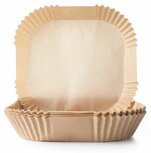 Ibili Papieren airfryer inzet vierkant 20 cm 50 stuks Ibili Papieren airfryer inzet vierkant 20 cm 50 stuks