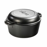 Lodge Cast Iron Double Dutch Oven Classic 4.7 liter