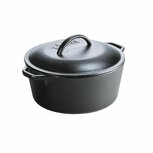 Lodge Cast Iron Double Dutch Oven Classic 4.7 liter met handgreep