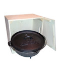 Valhal houten kist met losse deksel voor Dutch oven 3 - 5 - 8 Liter Valhal houten kist met losse deksel voor Dutch oven 3 - 5 - 8 Liter