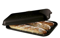 Emile Henry Baguettesvorm E-box 390x240mm Fusain (9506-79) Emile Henry Baguettesvorm E-box 390x240mm Fusain (9506-79)