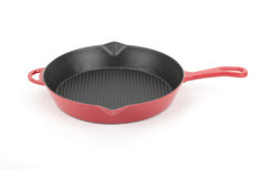 Surel Grillpan rond 28cm rood Surel Grillpan rond 28cm rood
