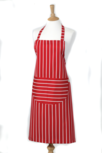 Classics Butchers schort standaard rood wit gestreept Classics Butchers schort standaard rood wit gestreept