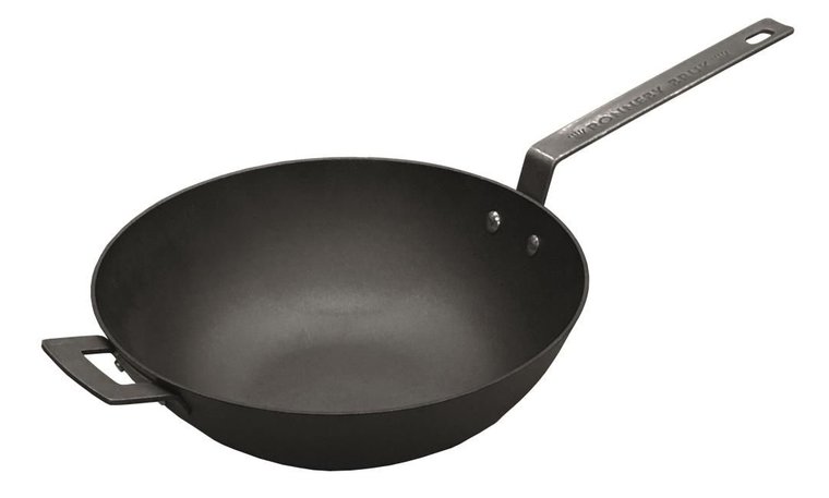 Ronneby Bruk Wok Ultra light professional gietijzer 32 cm