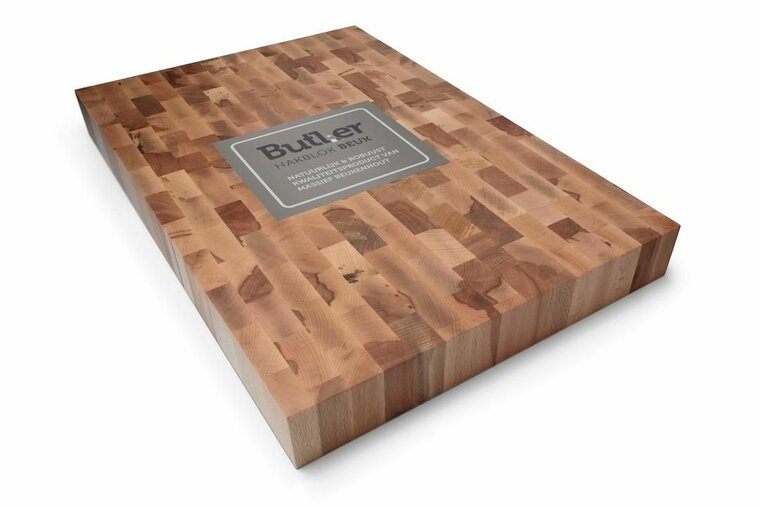 Butler Hakblok Beuk kops 60x40x6 cm